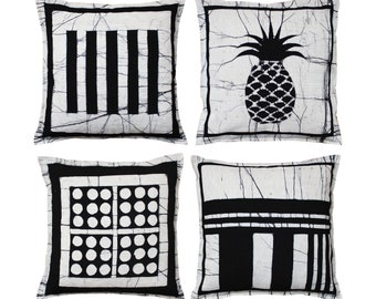 Batik cushion covers; Barefoot handloom - 6 designs