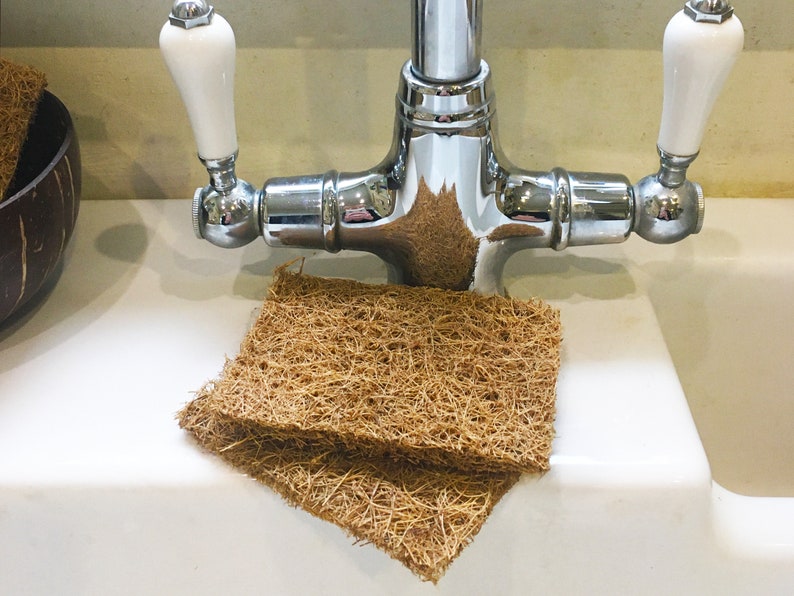 Kokosfiberskursvampar - par bild 2