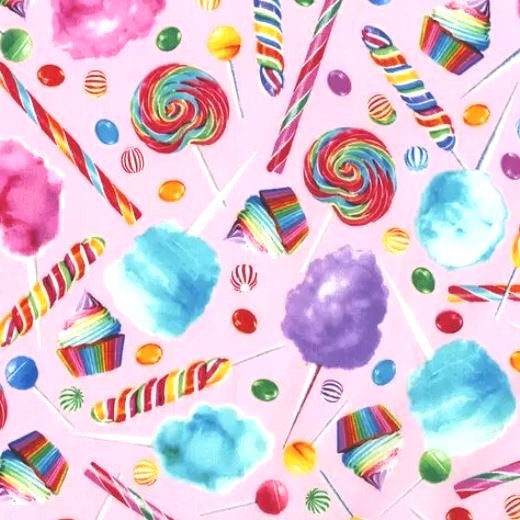Pink Candy Mix Fabric