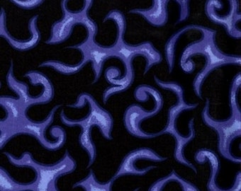 Purple Flame Fabric