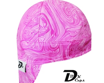 Pink Marble Welding Cap