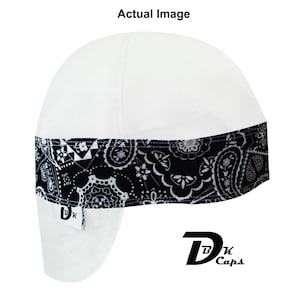 Witte effen kroon bandana laskappen