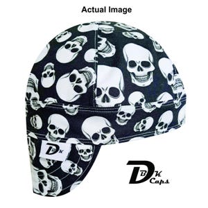 Black Smiley Skull Welding Cap