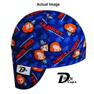 Blue Chucky Welding Cap