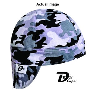 Gray Camo (Snow) Welding Cap
