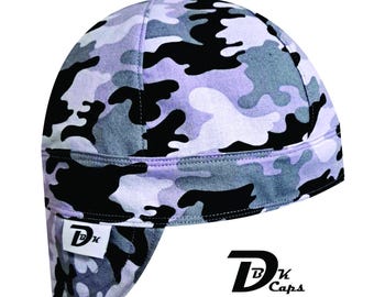 Gray Camo (Snow) Welding Cap