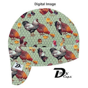 Brown Chick Welding Cap