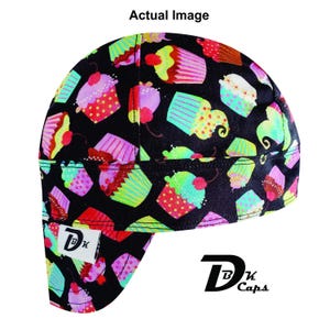 Black Cup Cake Welding Cap