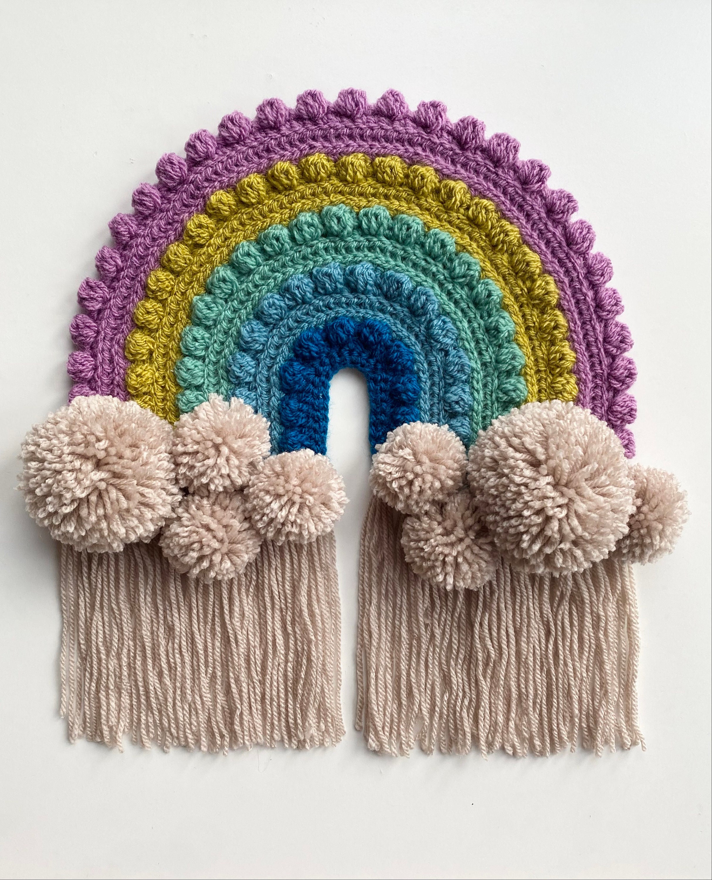 Rainbow Cloud Crochet Hook, Polymer Clay Crochet Hook, Covered Crochet Hook,  Kawaii Cloud, Rainbow Accessories, Crochet Hooks 