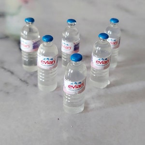 Lot of 6 Miniature Bottled Water Drinks