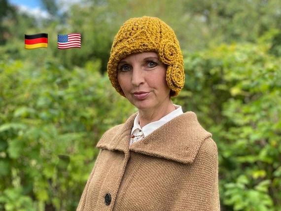 Crochet Pattern Cloche Hat MARIGOLD 