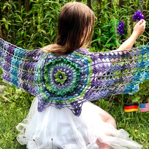 Crochet Pattern Shawl ELFENFLUG