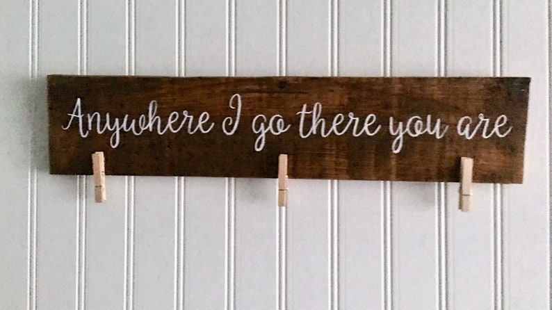 Photo Board Sign with Clips|Customize Sign