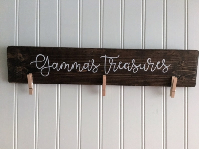 Photo Board Sign with Clips|Customize Sign