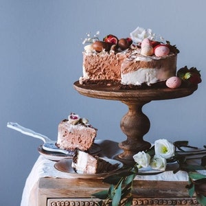 Wedding rustic Wooden Cake stand cake holder Vintage dessert decor Rustic decoration Birthday decoration Rustic wedding Gift for sister mom