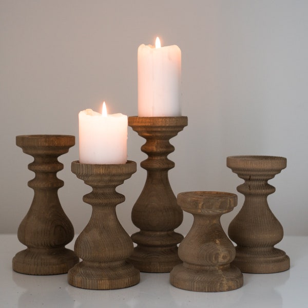Rustic Wood Candle Etsy