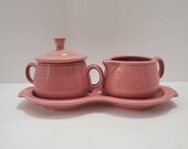 Fiestaware Rose Creamer Set