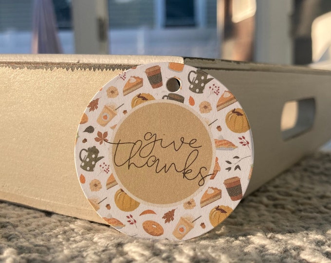 Featured listing image: Thanksgiving Tag | Favor Tag | Give Thanks