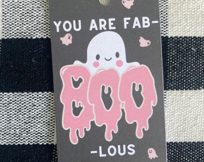 Featured listing image: Halloween Tag | You are Fab-boo-lous | Halloween Party Tag | Favor Tag