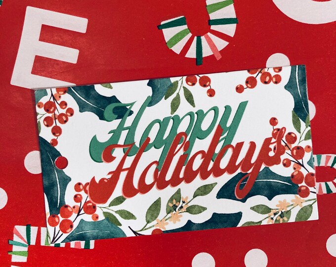 Featured listing image: Gift Tag | Happy Holidays | Holiday Gifts