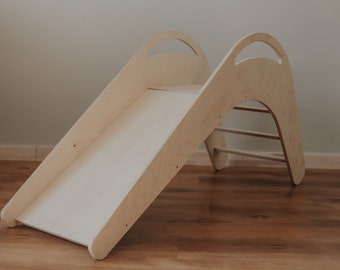 wooden slides for toddlers