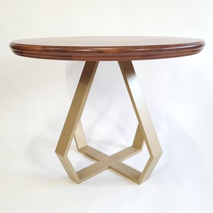 Dining table BASE for ROUND and SQARE table top,Industrial style table base,Steel metal table base,Dining table base,Kitchen table/ W 70 cm