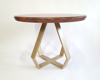 Dining table BASE for ROUND and SQARE table top,Industrial style table base,Steel metal table base,Dining table base,Kitchen table/ W 70 cm