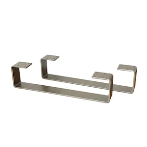 Industriële stalen meubelpoten, gepoedercoat metalen onderstel voor salontafel of dressoir, stevige meubelsteun