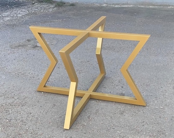 Extra Large Star Style Table Base – Heavy-Duty Steel Leg for Round/Square Dining Tables