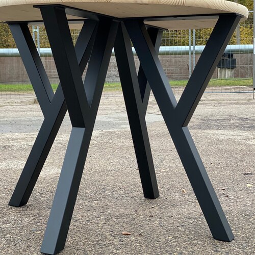 Trestle Legs for Round Table Etsy