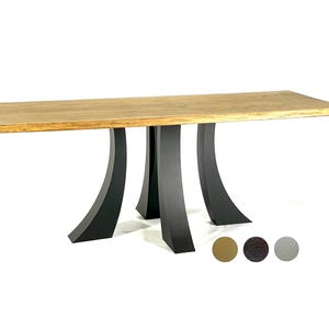 Steel Pedestal Table Base