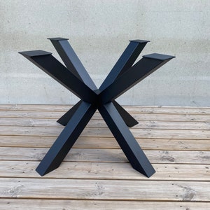 SPIDER table base/ Dining table leg/ Industrial table leg/ Steel table leg/ Metal table leg/ Restaurant table leg/ Cafe table/Diagonal 99 cm