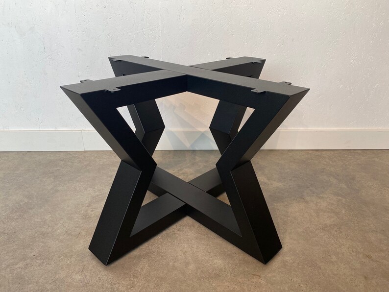 STEEL COFFEE TABLE Base Industrial Style Steel Coffee Table Etsy