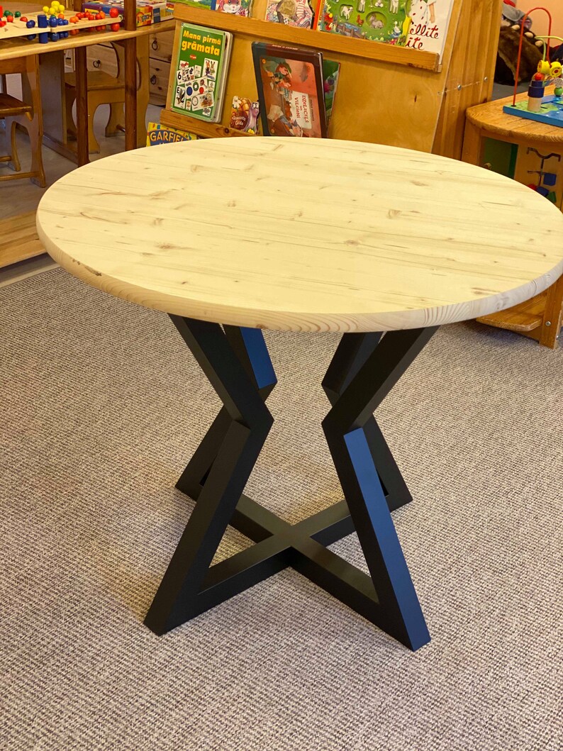 COMEDOR TABLA LEG para mesa ROUND pierna de mesa de estilo | Etsy