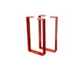Steel Furniture Legs - Set of 2 Steel Bases for Bench, Coffee Table, Console, TV Stand, Drawer or Locker Furniture