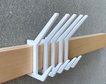 Hochleistungsstahl Kleiderhaken für die Wand, Industrie Bauernhaus Mudroom Rack, Schwarz Metall Hut Kleiderbügel, Eingangsbereich Möbel, rustikale Garderobe