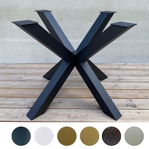 Spider table base for dining table, metal table base for round or square table, table legs for glass dining table / Diagonal 99 cm = 38.97&quot;