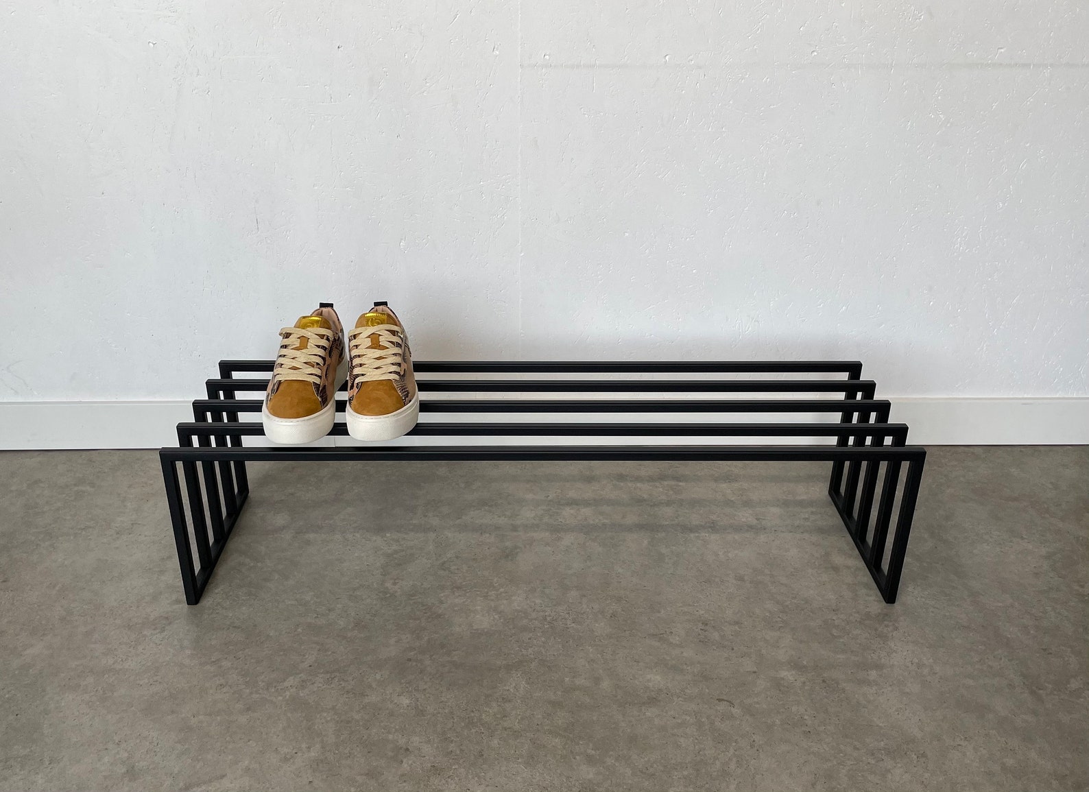 Ultra Modern Industrial Style STEEL SHOE RACK - Etsy