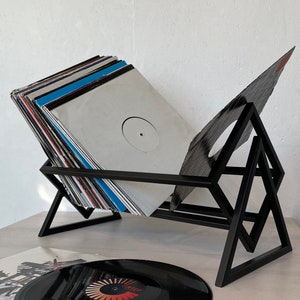 Vinyl Records Storage,Vinyl Storage,Steel vinyl stand,Industrial style vinyl rack,Record storage,LP storage,LP stand,Minimalist style storag