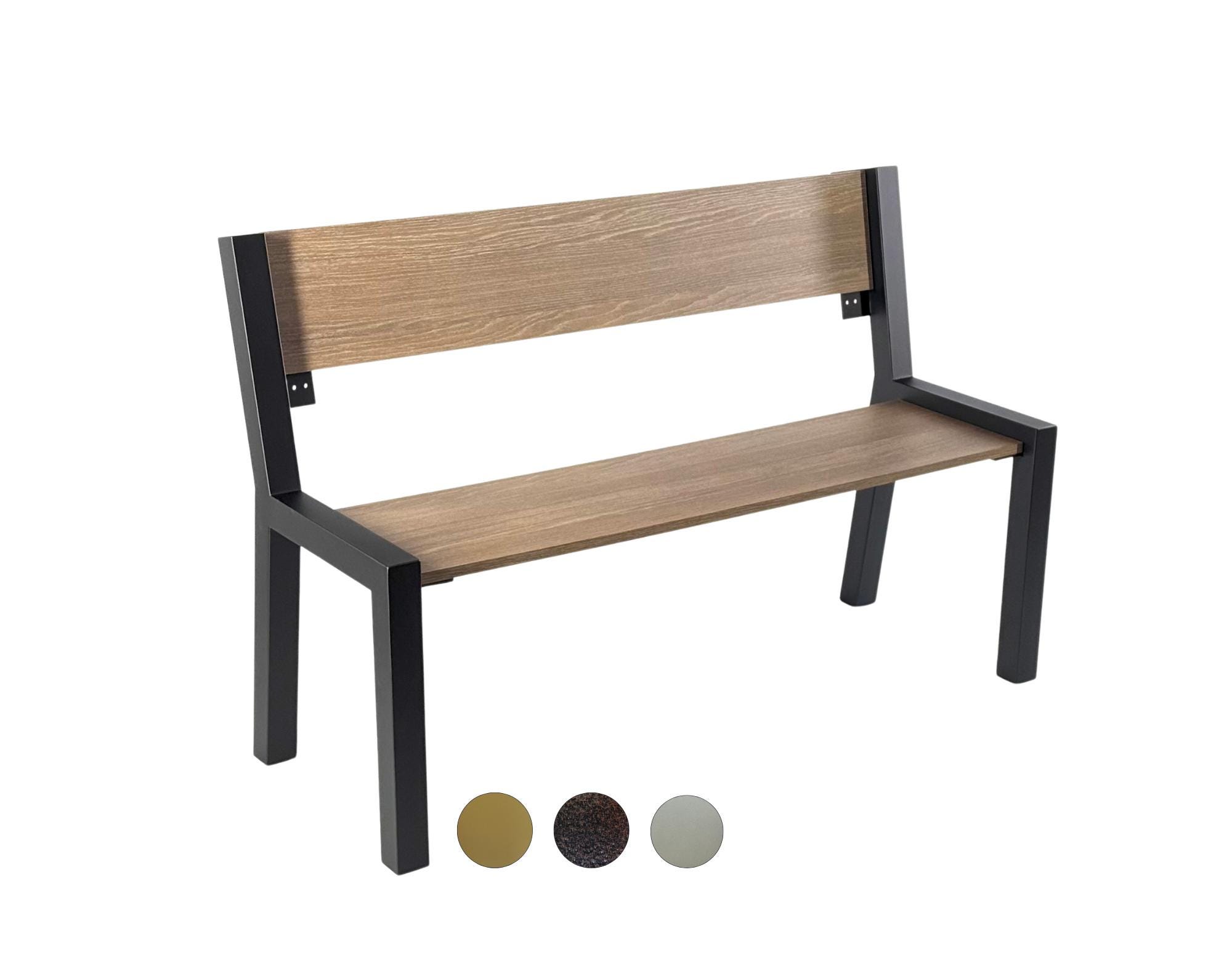 Pieds de banc en métal pour entrée