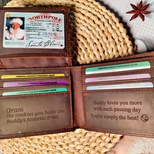 Personalized Wallet, Christian Gift,Cross Wallet,Gift for Him, Men&#39;s Wallet, Engraved Wallet, Groomsman Gift, Husband Gift,Leather Wallet