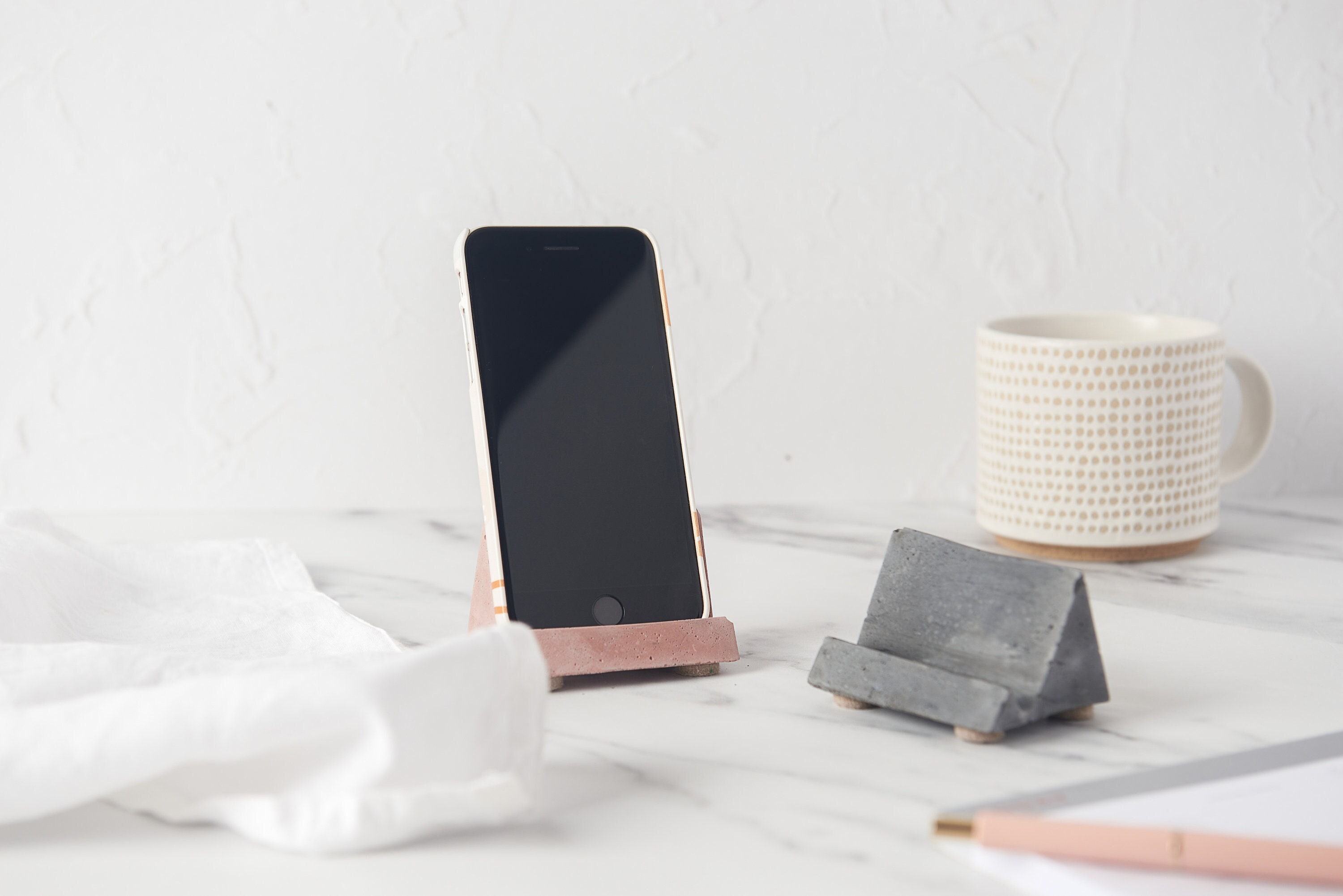 Geometric Phone Stand - Modern and Functional Design - Etsy