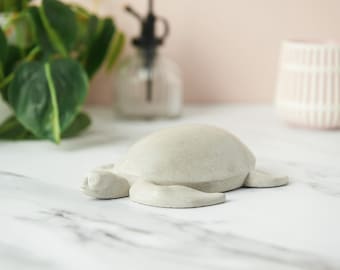 Turtle sculpture, 3d turtle cast in concrete