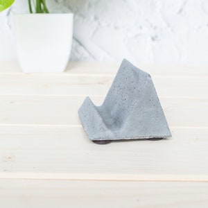 Geometric Concrete Phone Stand Mobile Phone Holder Phone Display Phone Stand image 9