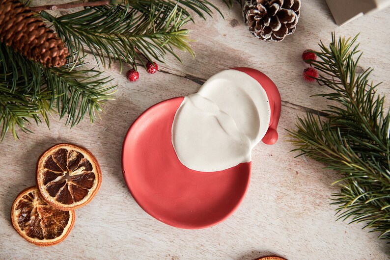 Christmas Dish, Santa Dish, Christmas Pudding Dish, great for the festive season Santa Tray