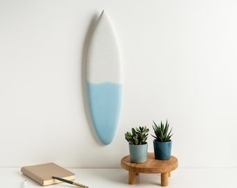 Large Concrete Surfboard Wall Art – 3D Decor Piece (50cm Height)