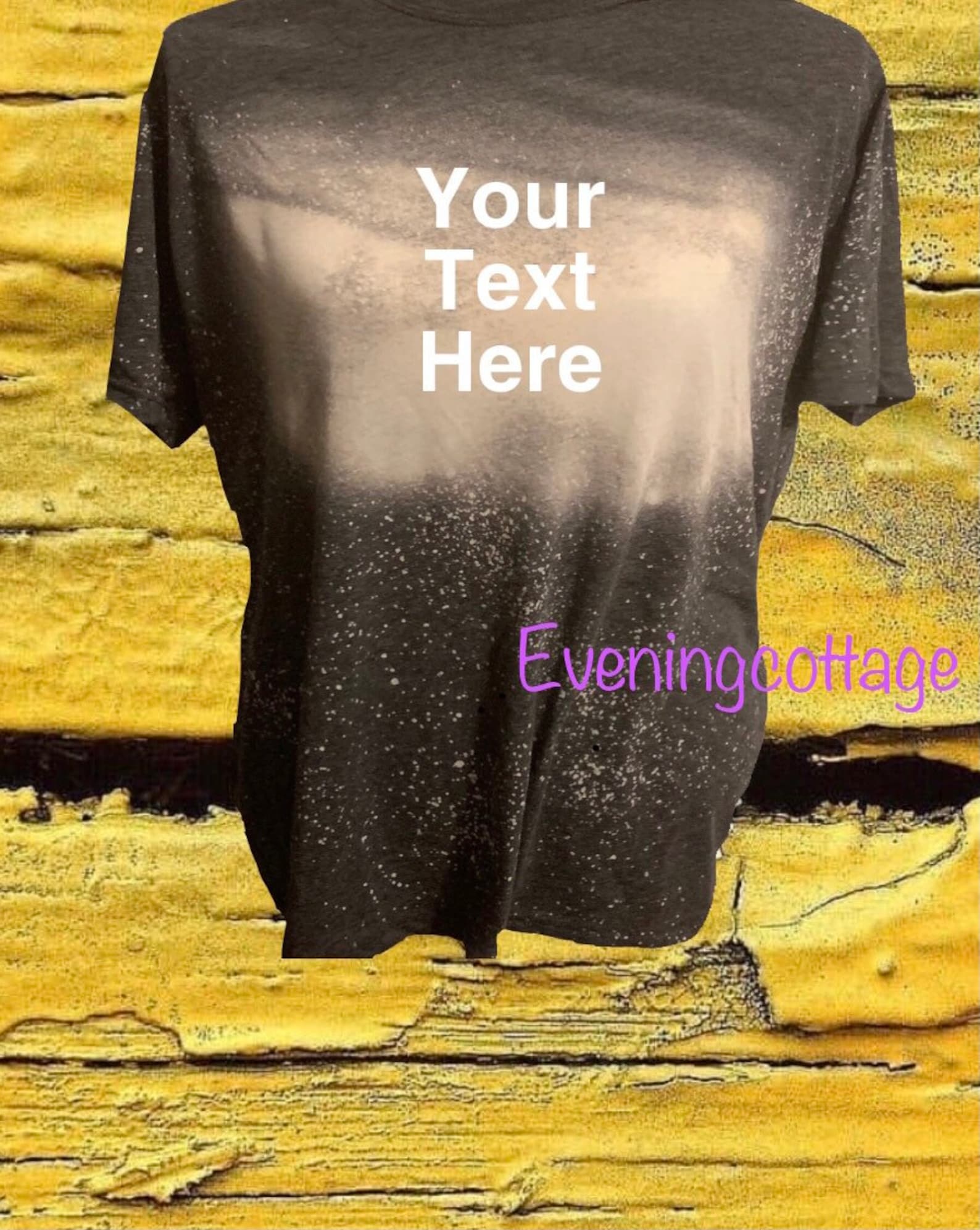 bleached shirts black