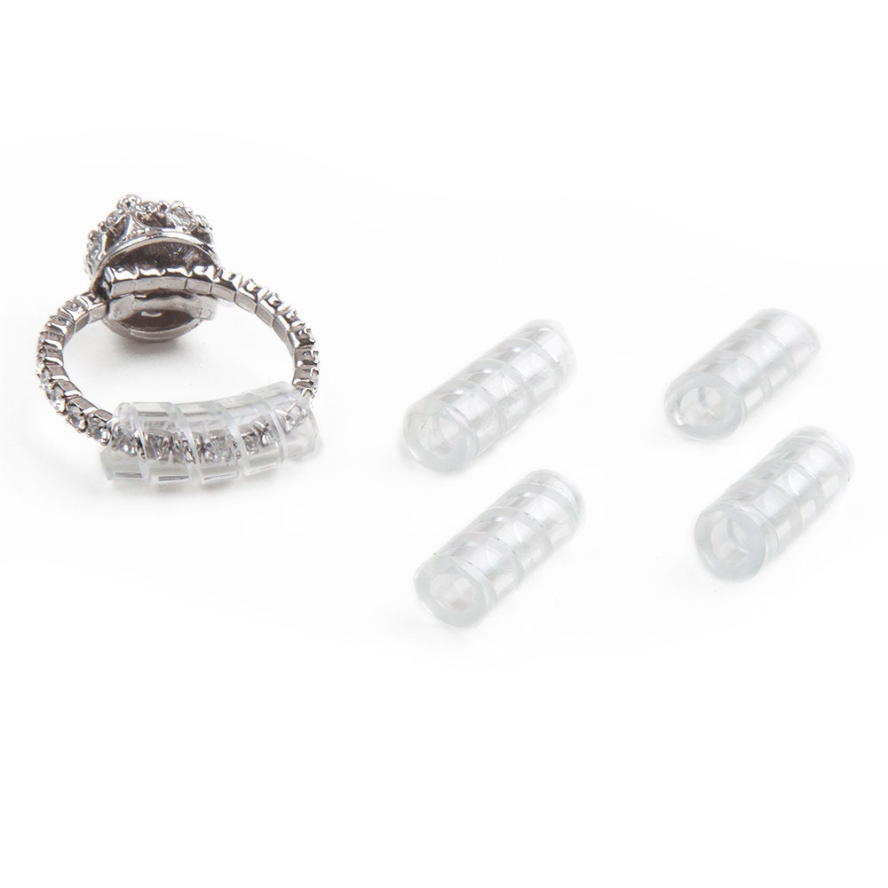 Ring Size Adjuster 12 Pack Super Soft for Loose Rings Jewelry Guard, Ring  Fitter, Sizer 2 Styles 4 Sizes Free Shipping With Tracking. 