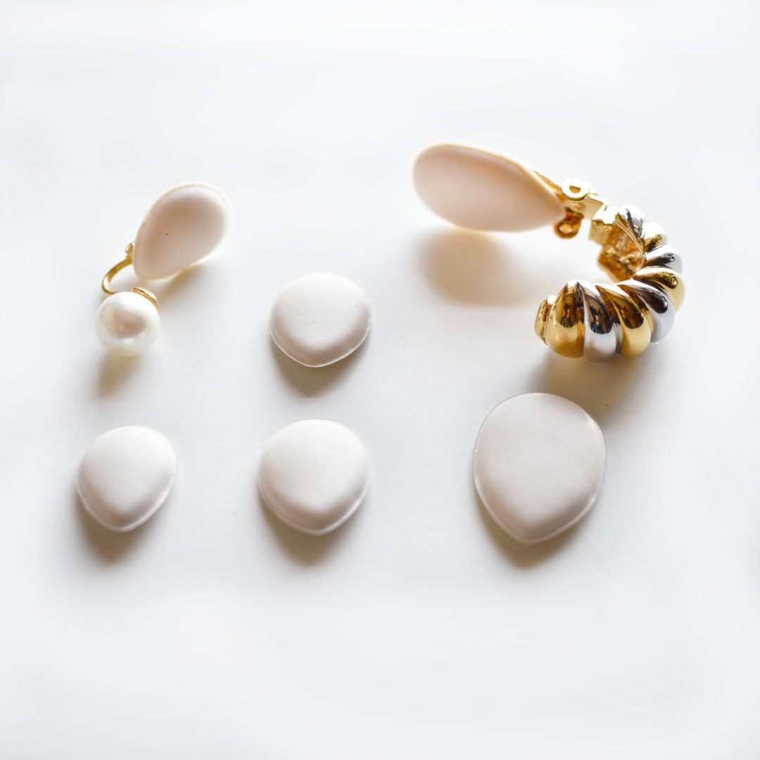 Clip on Earring Cushions Foam Sleeves Clip Slips Etsy