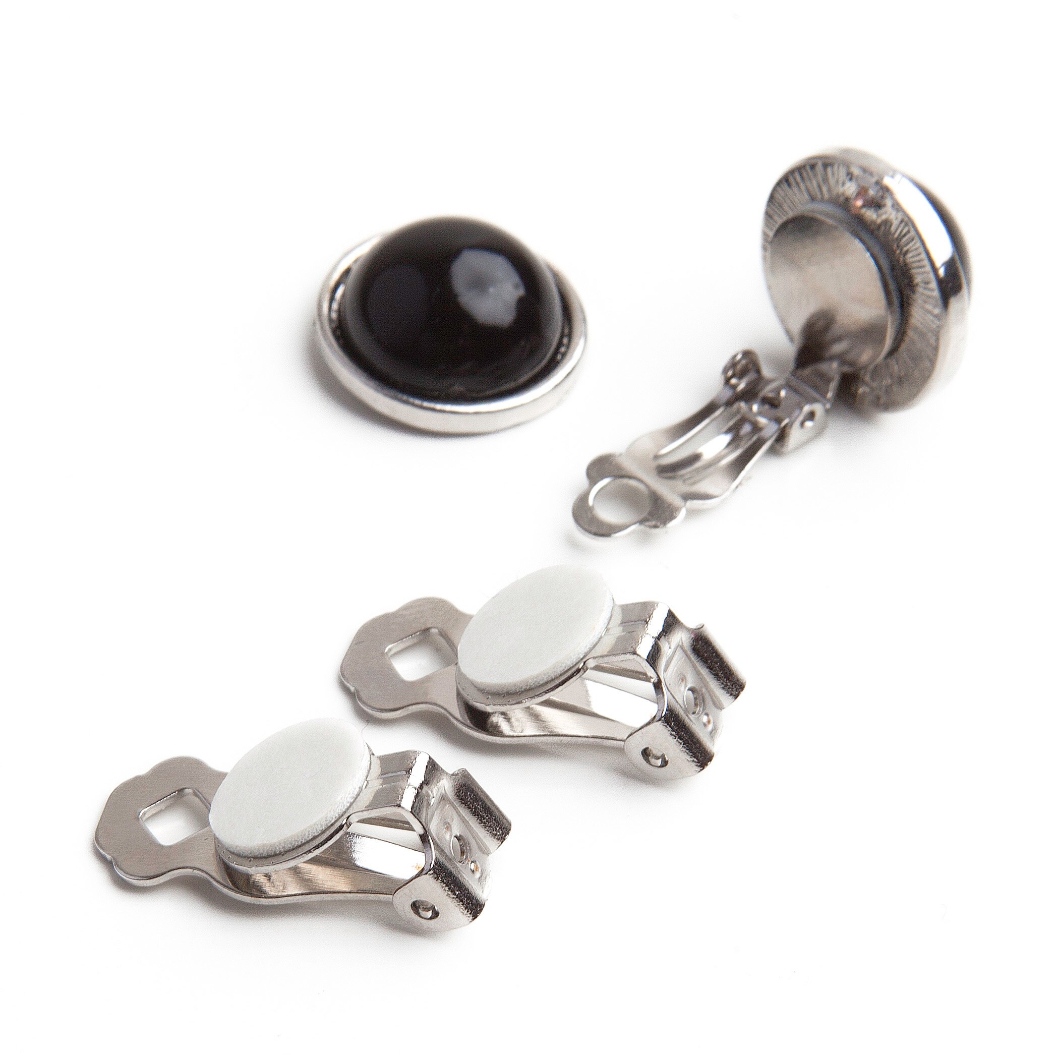 Clip on Earring Backs DIY Clip on Earrings Silver Clip Etsy